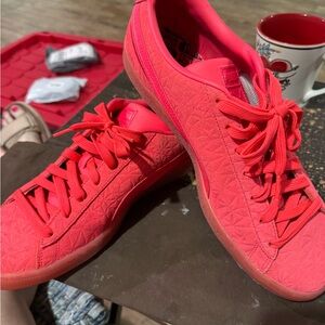 Puma Women's Bright Red Sneakers